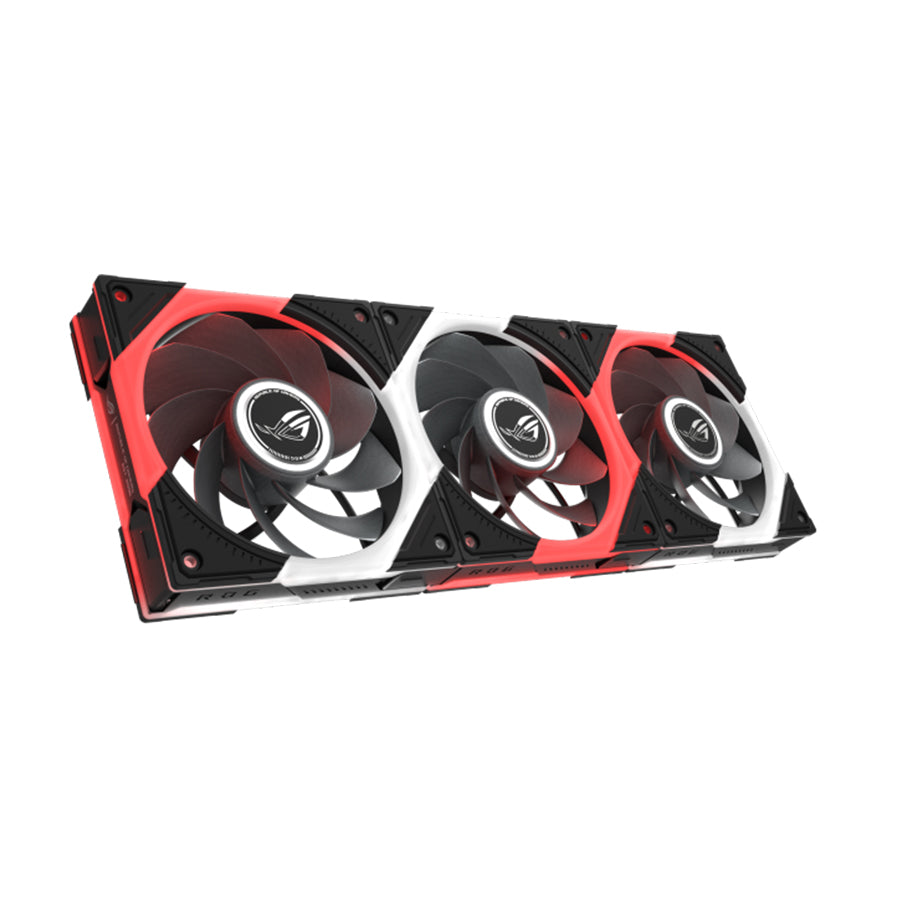 Asus ROG Eurux GR120 ARGB Reverse Fan CPU Cooling Fan (Triple Pack) (Black, White)