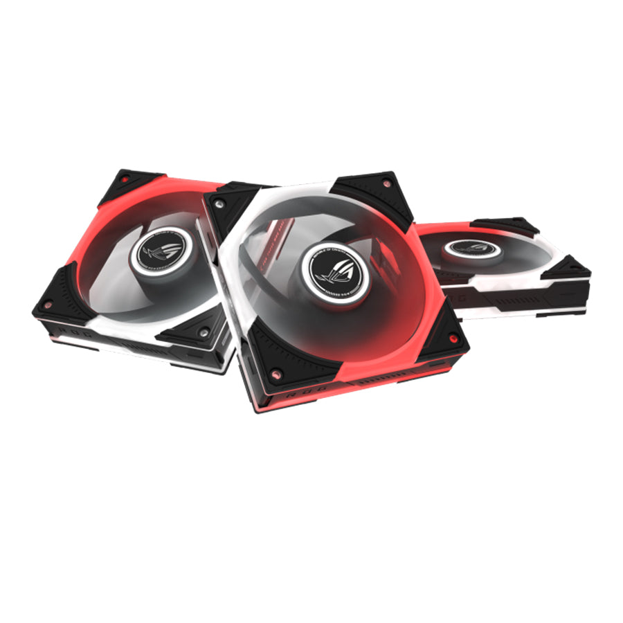 Asus ROG Eurux GR120 ARGB Reverse Fan CPU Cooling Fan (Triple Pack) (Black, White)