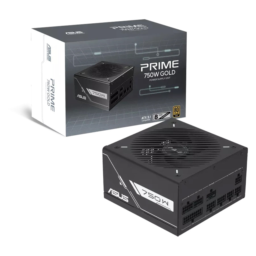 Asus Prime 750W ATX 3.1 80+ Gold Power Supply (Black Edition)