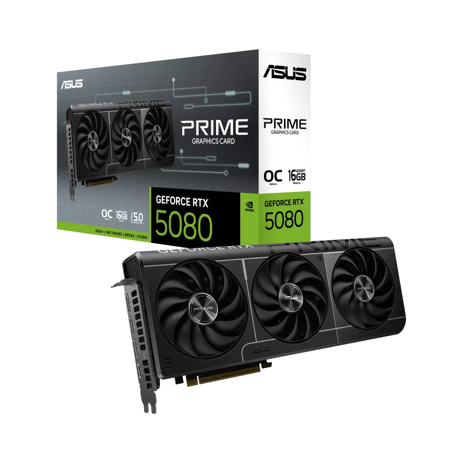 Asus Prime GeForce RTX 5080 Evo 16GB GDDR7 OC Edition Graphics Card