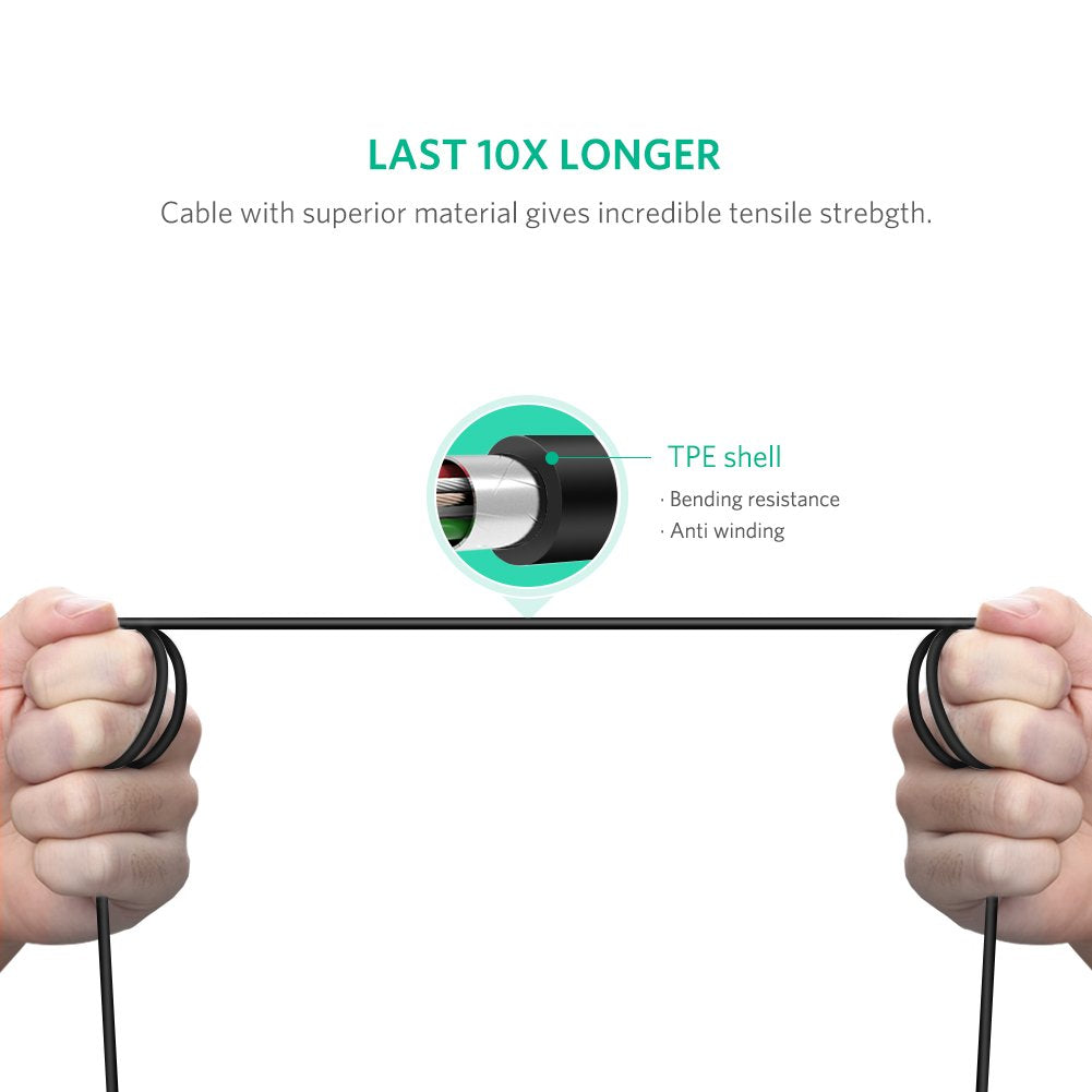 Ugreen USB-C 2.0 to USB-B 2.0 Printer Cable - 2m (US241/80811)