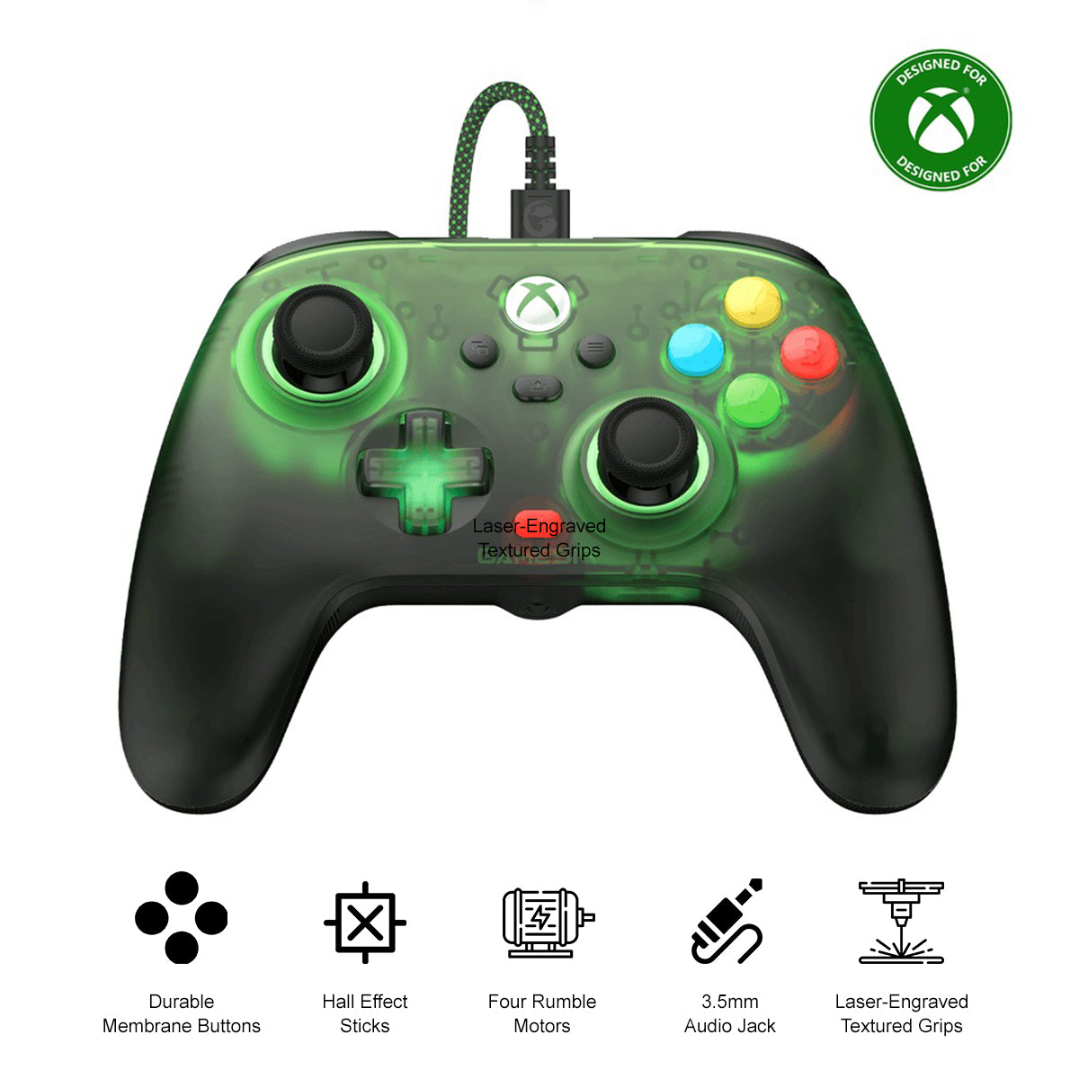 GameSir T7 Pro Wired Controller For Xbox, PC & Steam (Retro Green)