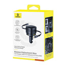 Baseus Enjoyment Max Car Charger C+C Cable & U+C Port 90W (Cosmic Black) (C00035507121-03)