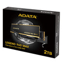 Adata Legend 960 Max 2TB PCIE GEN4 X4 M.2 2280 Internal Gaming SSD With Heatsink