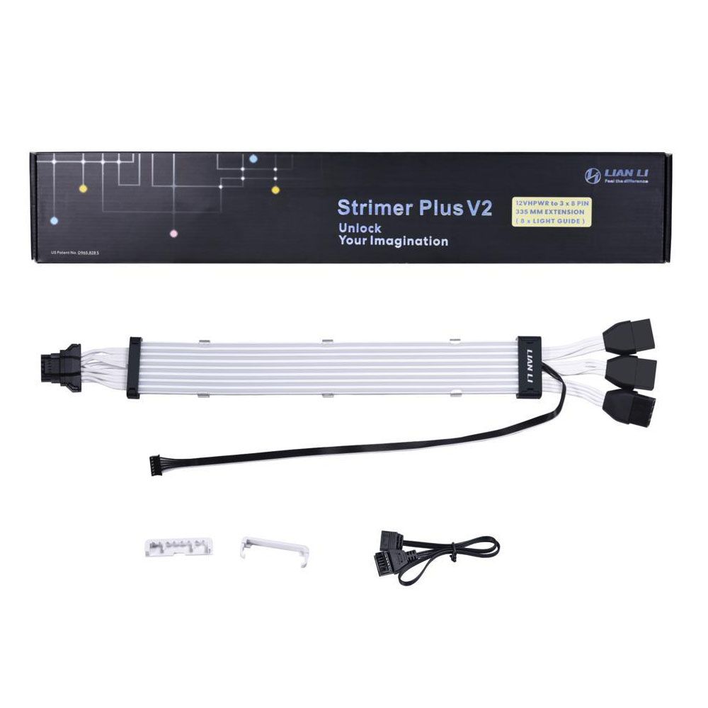Lian Li Strimer Plus V2 168-8 Pin Addressable RGB 335 MM Extension Cable
