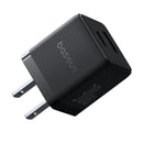 Baseus Palm Fast Charger C+U 30W with Mini Black Cable USB-C to USB-C 1m (Cluster Black)