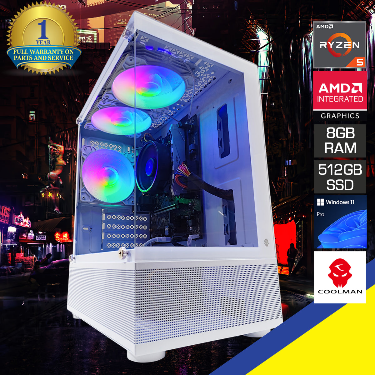 Alpha Lite Tyro-W Desktop Gaming PC