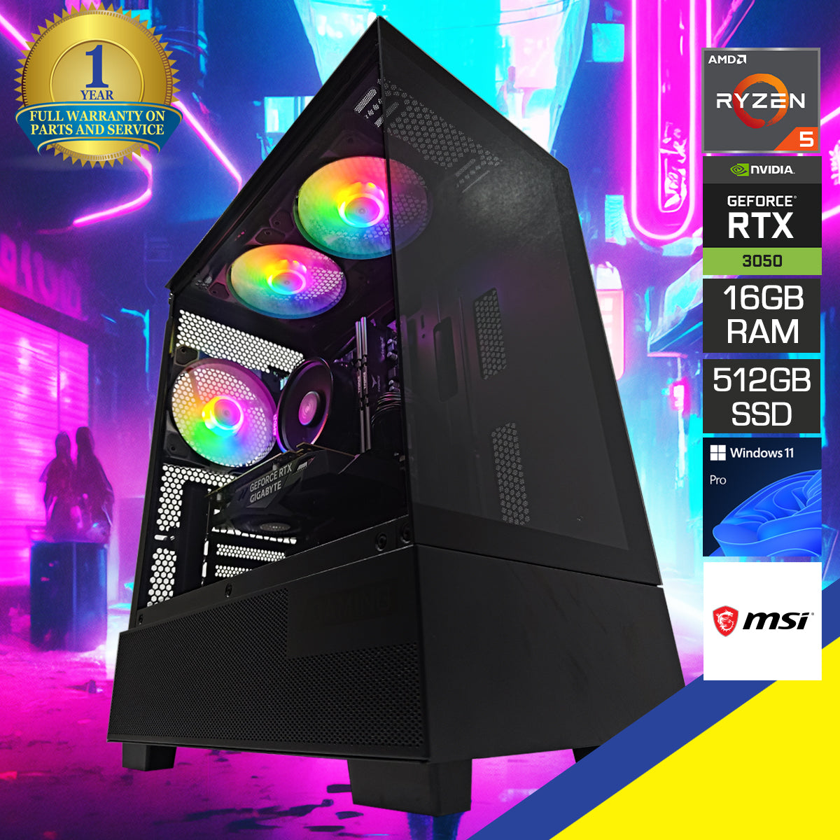 Alpha M110A Black Desktop Gaming PC