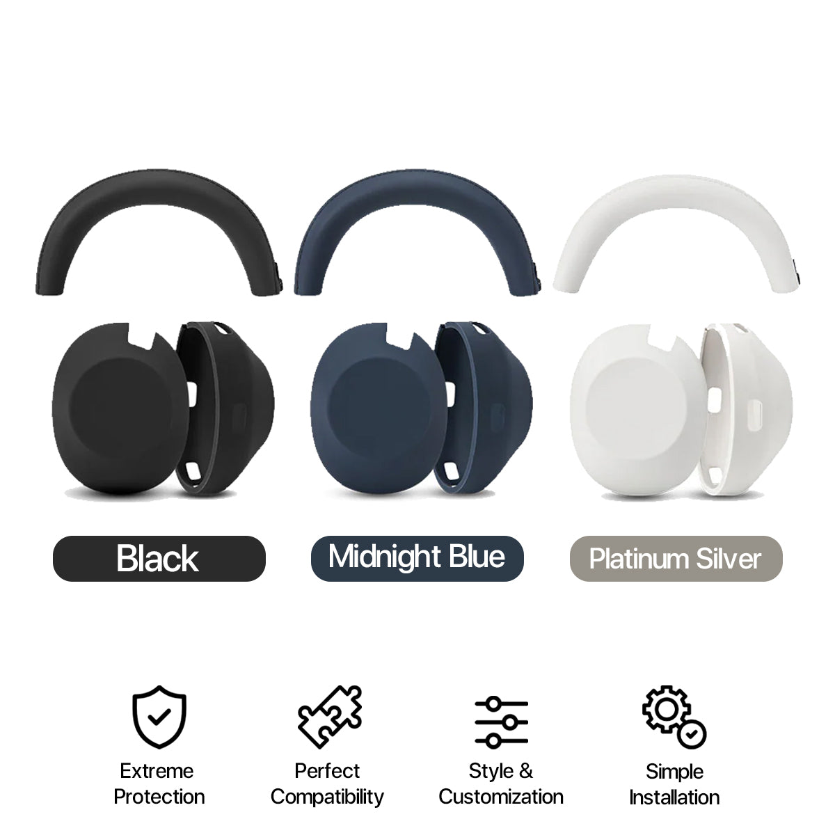 Wicked Cushions Sony XM6 Protective Shell Cover - WC ShellZ XM6
