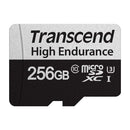 Transcend 350V HIgh Endurance MicroSDXC UHS-I Class 10 U1 100MB/S Read Memory Card w/ SD Adapter