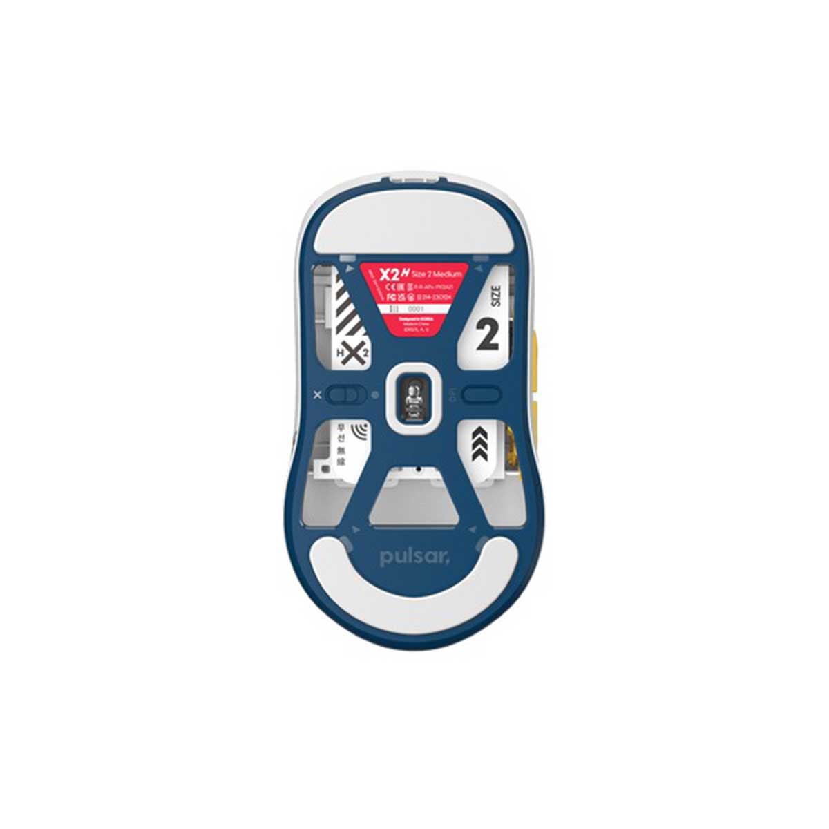 Pulsar X2H Symmetrical Ultralight Wireless Gaming Mouse Demon Slayer Uzui Tengen Limited Edition Size 2 (PX2H2MZ)