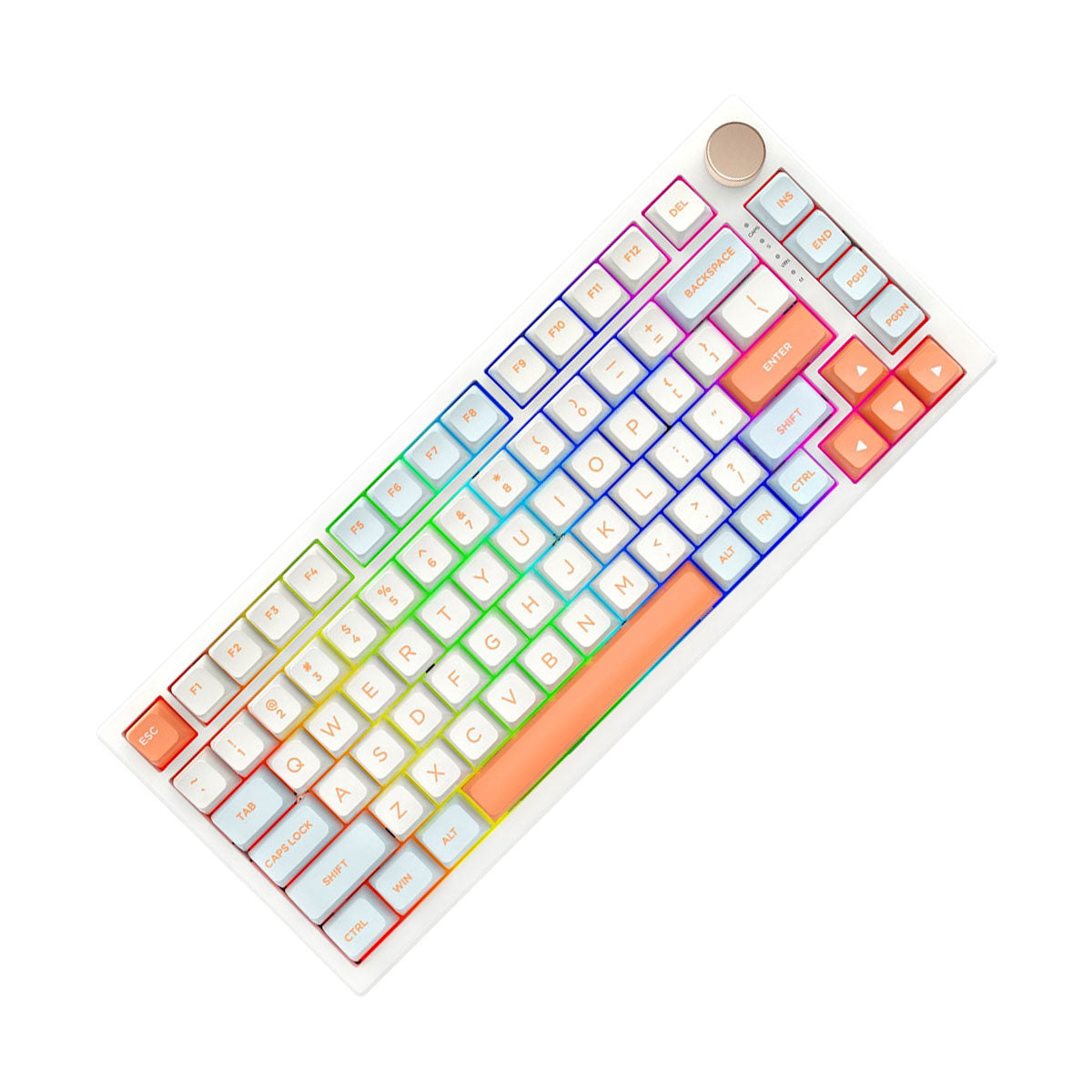 VGN N75 Pro 82 Keys Tri-Mode Mechanical Keyboard (Orange)
