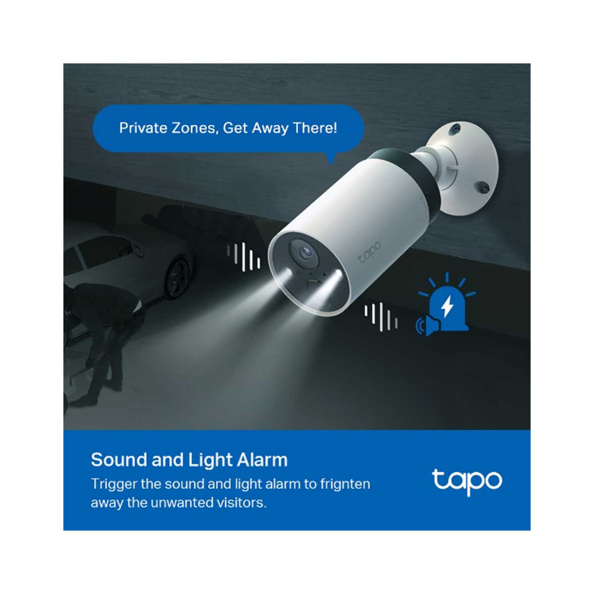 TP-Link Tapo C420S2 2K QHD Smart Wire-Free Security Camera System (2-Camera System)