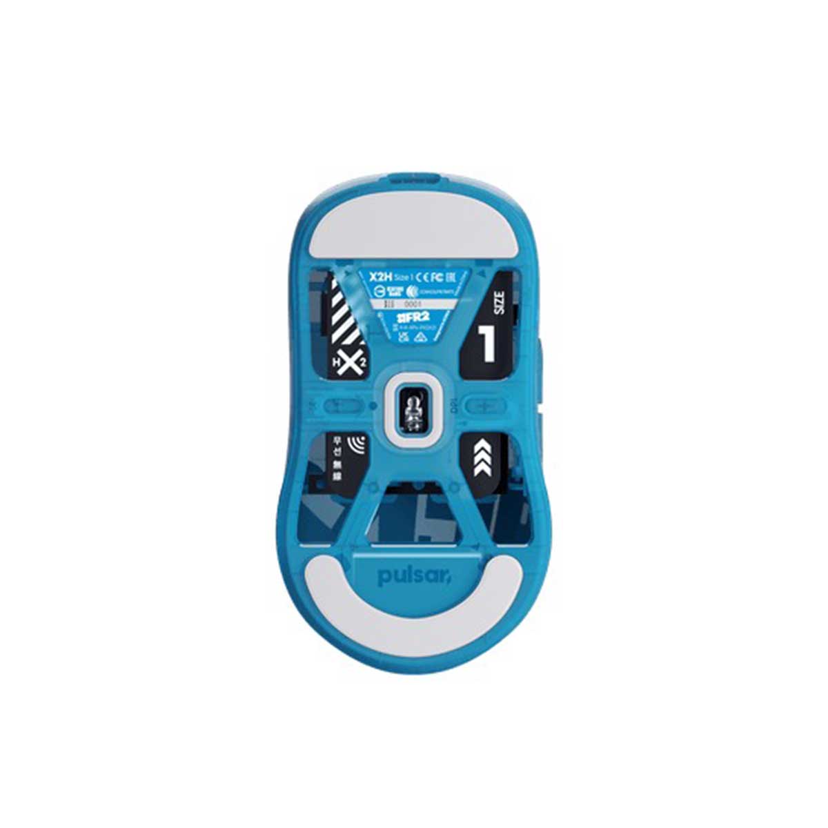 Pulsar X2H Symmetrical Ultralight Wireless Gaming Mouse #FR2 Ed. Size1 (PX2H1FR)