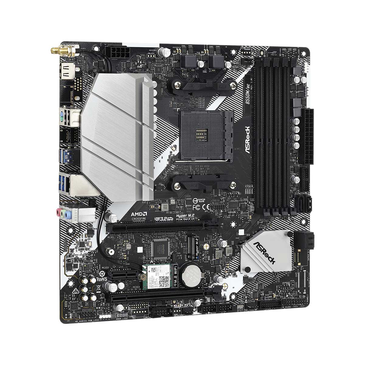 Asrock B550M/AC (WiFi) DDR4 Motherboard