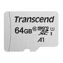 Transcend 300S MicroSDXC I UHS-I Class 10 U1 A1 100MB/S Read Memory Card w/ SD Adapter