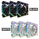 Darkflash Infinity 34 120MM A-RGB Cooling Fan (3-IN-1 Pack) (Black, White)