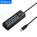 Orico 4 Ports USB3.0 HUB (PW4U-C3) (Black)