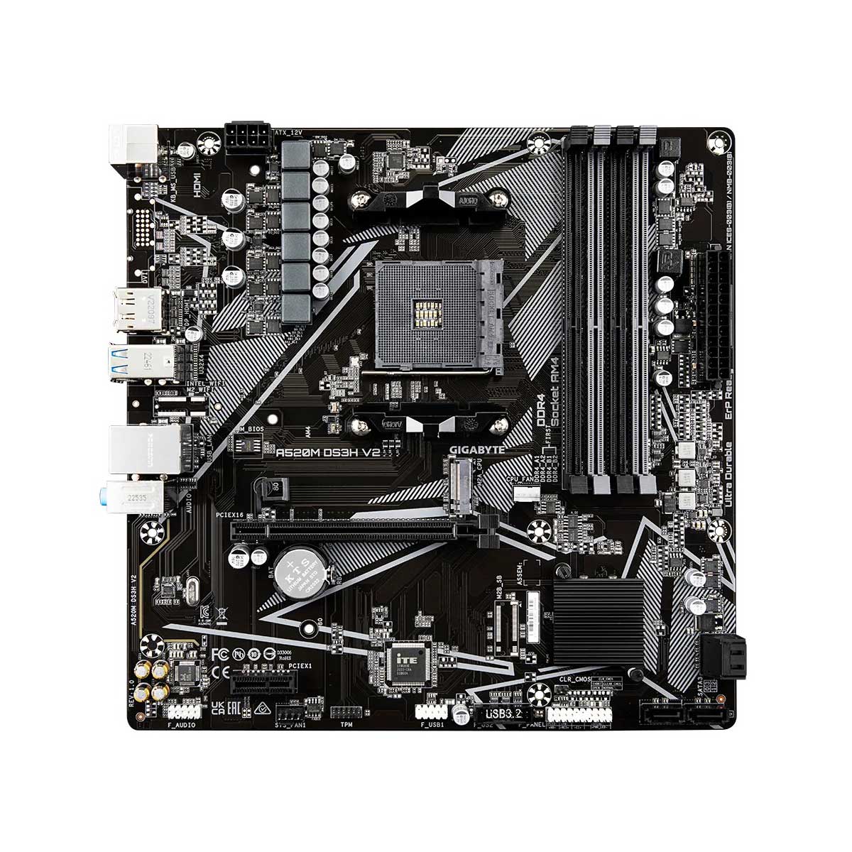 Gigabyte AMD A520M DS3H V2 AM4 Ultra Durable Motherboard