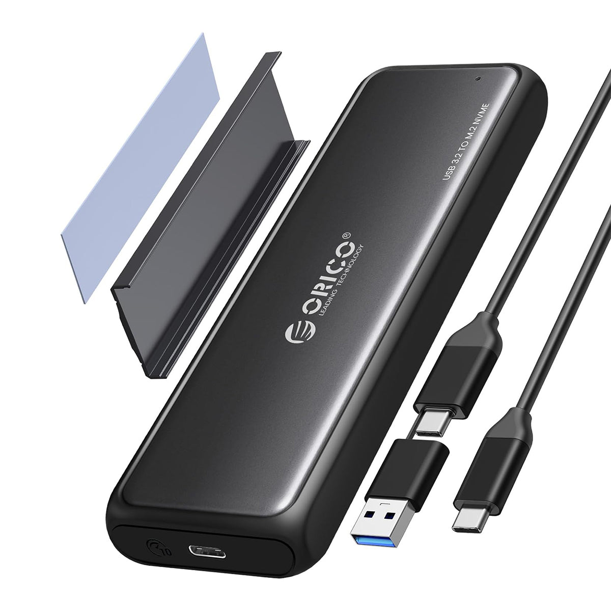 Orico M.2 SATA SSD Enclosure 10Gbps (DDM2-C3) (Black)