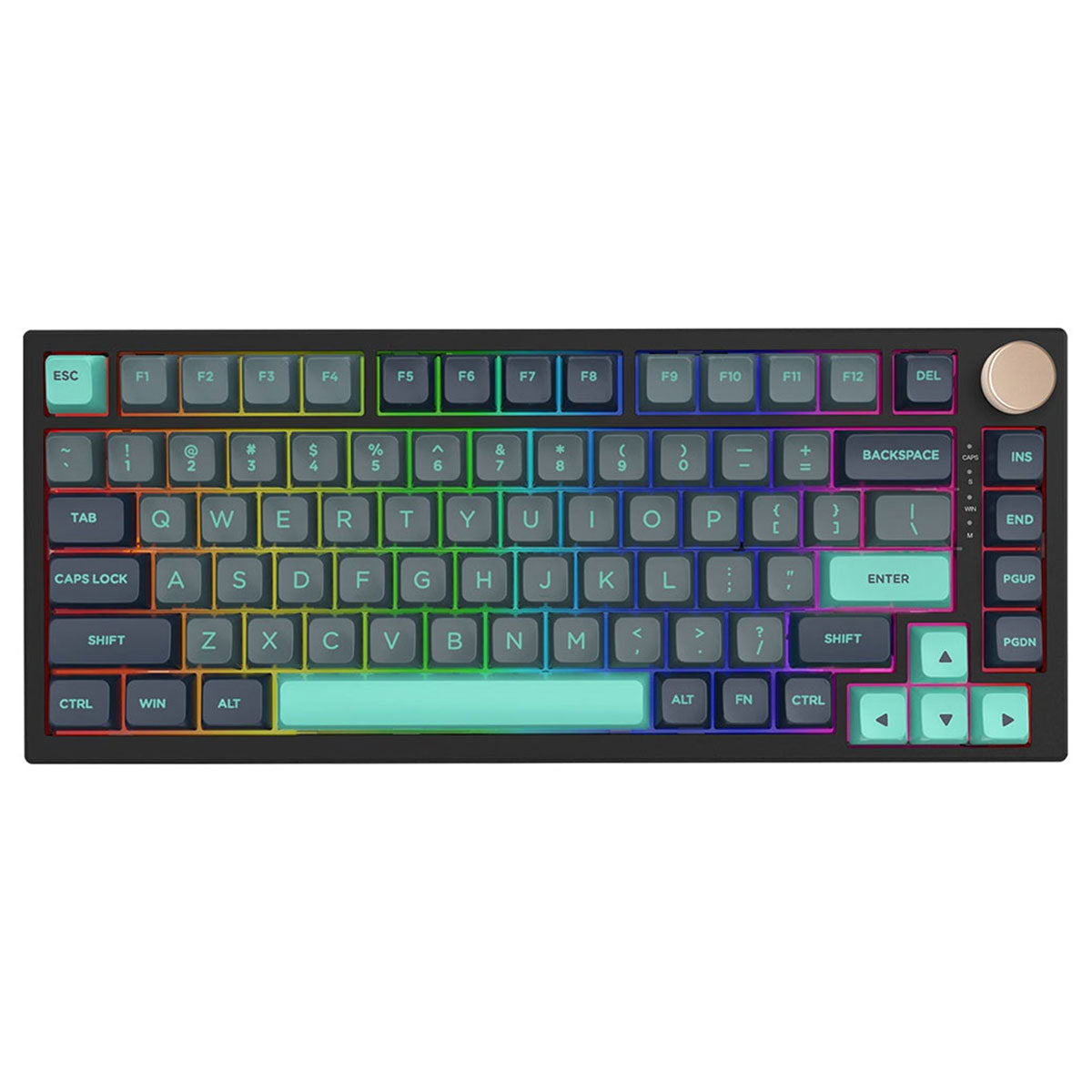 VGN N75 Pro 82 Keys Tri-Mode Mechanical Keyboard (Gray Blue)
