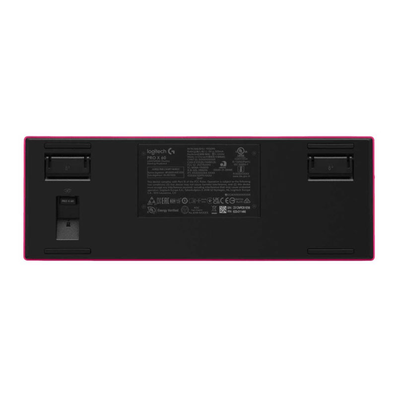 Logitech Pro X 60 Lightspeed Wireless Gaming Keyboard (GX Optical Tactile)