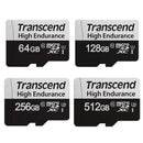 Transcend 350V HIgh Endurance MicroSDXC UHS-I Class 10 U1 100MB/S Read Memory Card w/ SD Adapter