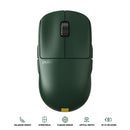 Pulsar X2A ES eSports Tournament Edition Ambidextrous Symmetrical Wireless Gaming Mouse (Green) Size2 (PX2AES24)