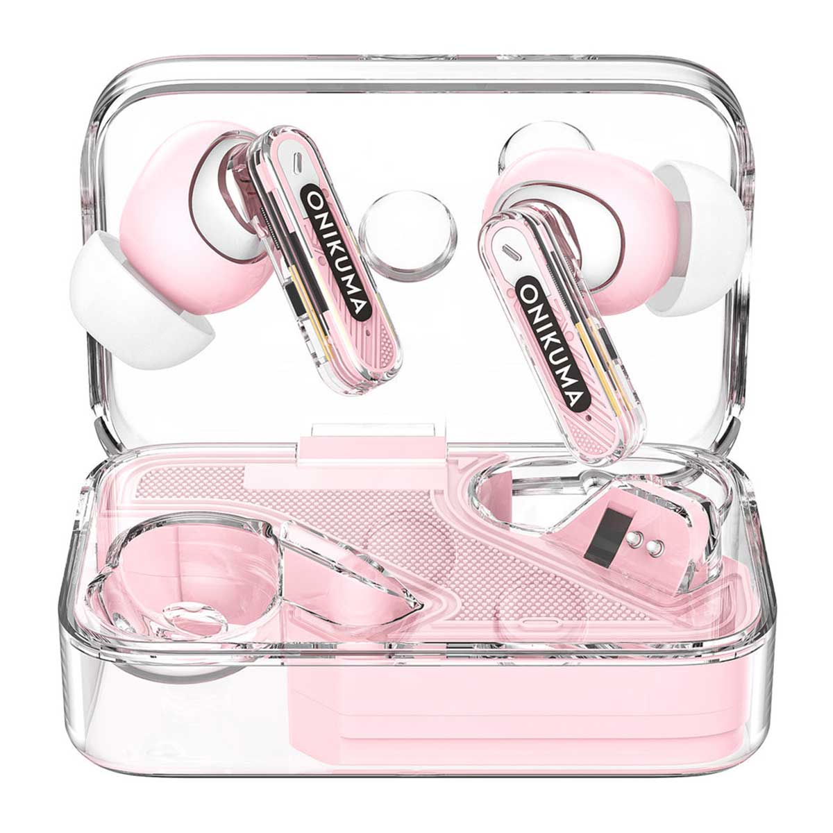 Onikuma T5 Trend Wireless Earphones With Hi-Fi Sound Quality & Noise Reduction (Blue, Pink, Purple)