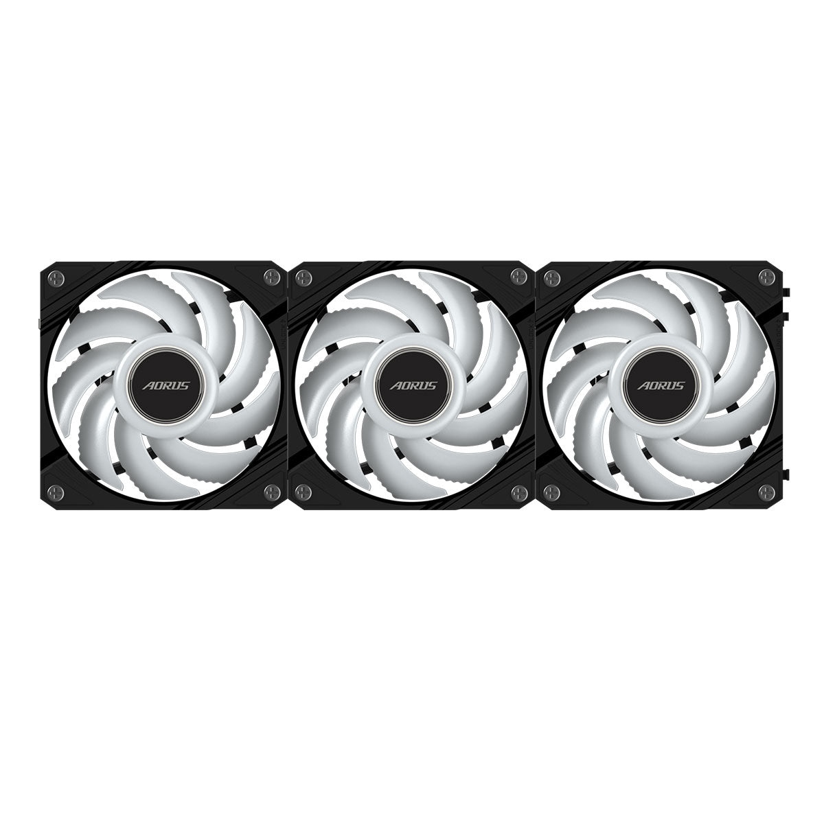 Gigabyte Aorus EZ Chain Fan 120 CPU Cooler (3-Pack) (Black)