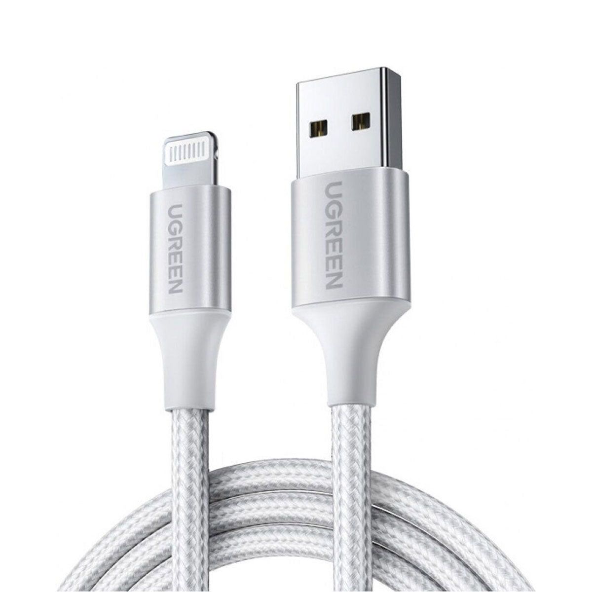 UGreen Lightning To USB 2.0 A Male Cable - 2M (Silver) (US199/60163)