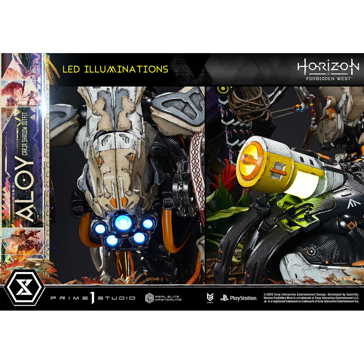 Real Elite Masterline Horizon Forbidden West Aloy Carja Shadow Outfit