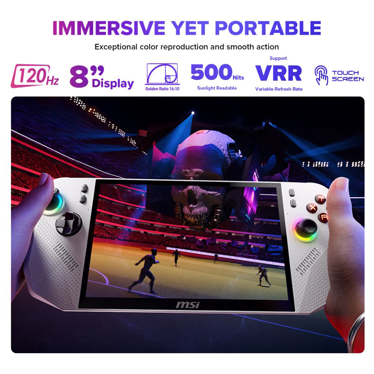 MSI Claw A8 BZ2EM-022PH Handheld Gaming (Polar Tempest)