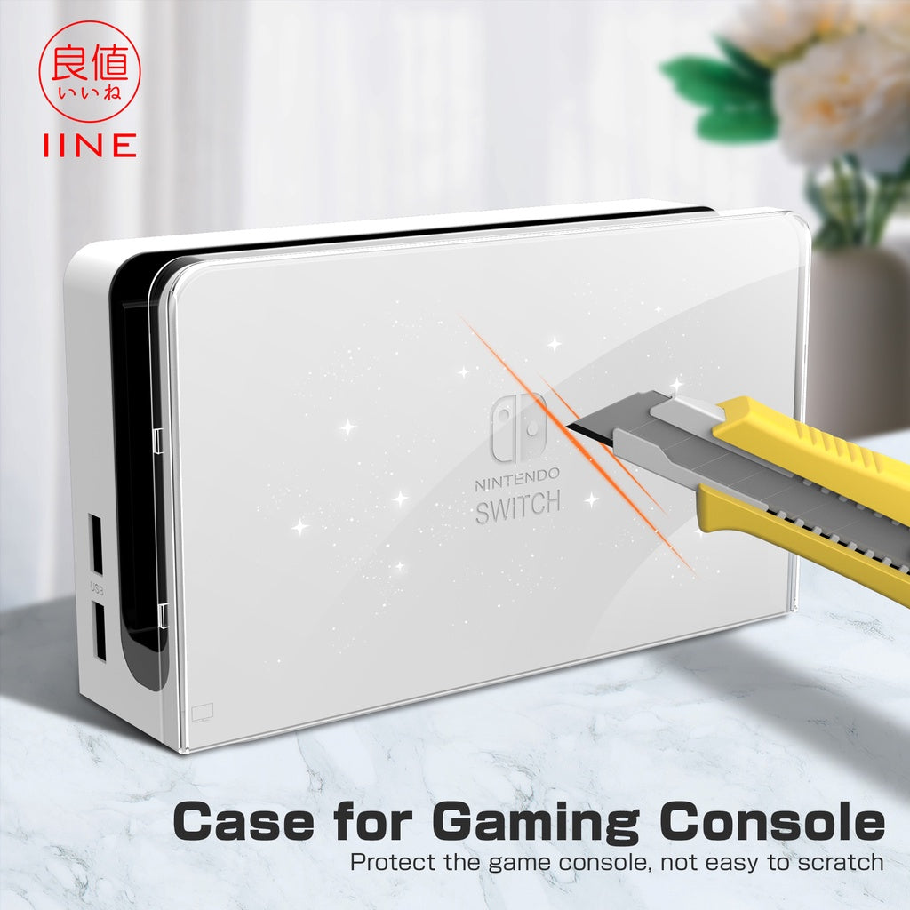 IINE Transparent Dock Cover For N-Switch Oled