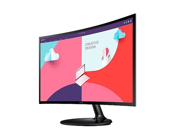 Samsung S3 LS24C360EAEXXP 24" FHD 75Hz Essential Curved Monitor