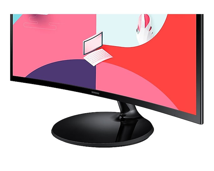 Samsung S3 LS24C360EAEXXP 24" FHD 75Hz Essential Curved Monitor