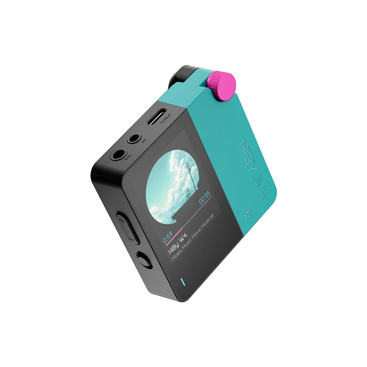 HiBy W4 Portable HiFi Bluetooth 5.4 Headphone Amplifier with 2" Touchscreen