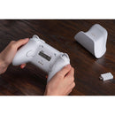 8BitDo Ultimate 2 Bluetooth Controller with TMR Joysticks, Switchable Hall Effect/Tactile Triggers, Vibration & Motion Control, RGB Fire Ring with Charging Dock for Nintendo Switch/Windows PC/N-Switch Pro Controller (Black, White) (80ND)