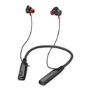 Promate Blend High-Definition Dynamic Wireless Neckband Earphones with TF Card Slot (Black)