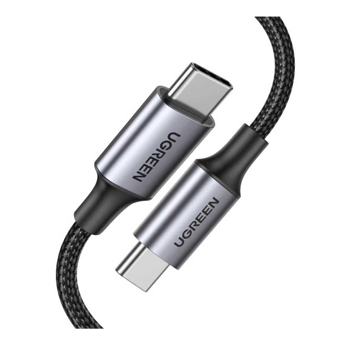UGreen Type C 2.0 Male To Type C 2.0 Male 5a Data Cable - 2m (Black) (US316/70429)