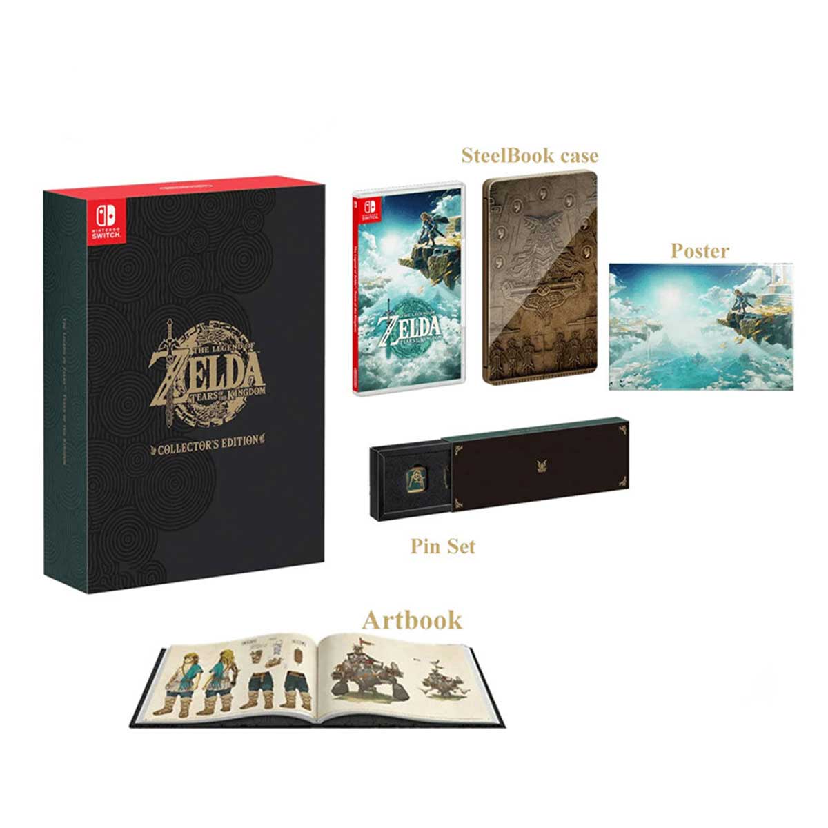 Nintendo Switch The Legend Of Zelda Tears Of The Kingdom Collectors Edition