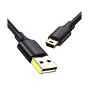 UGreen USB 2.0 A Male To Mini Usb 5 Pin Male Cable - 0.5m (Black) (US132/10354)