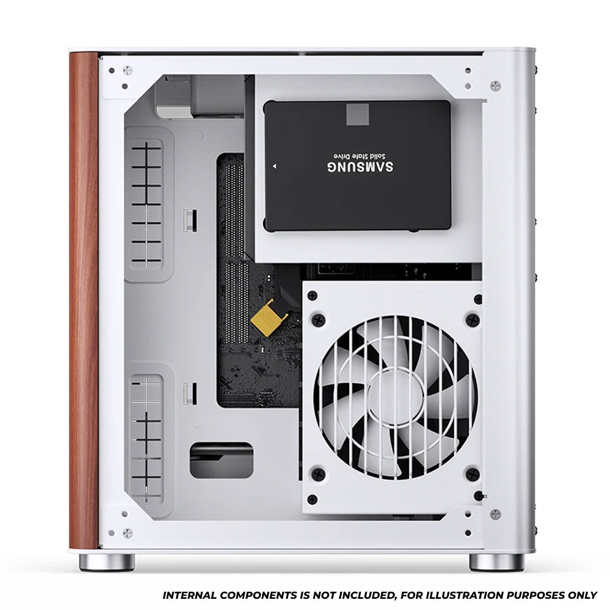 Jonsbo TK-0 ITX Separated Cabinet Computer Case (Black, White)