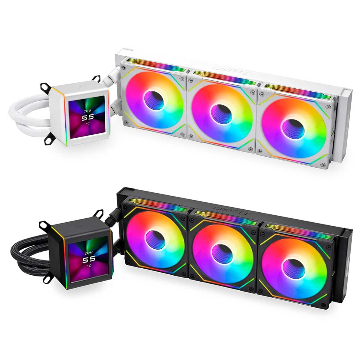 LIAN LI Galahad II LCD SL-INFINITY 360 RGB X3 120mm Close Loop CPU Cooler (GA2ALCD36IN)