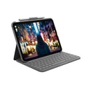 Logitech Slim Folio Keyboard Case For Ipad (10th Gen) (Grey)