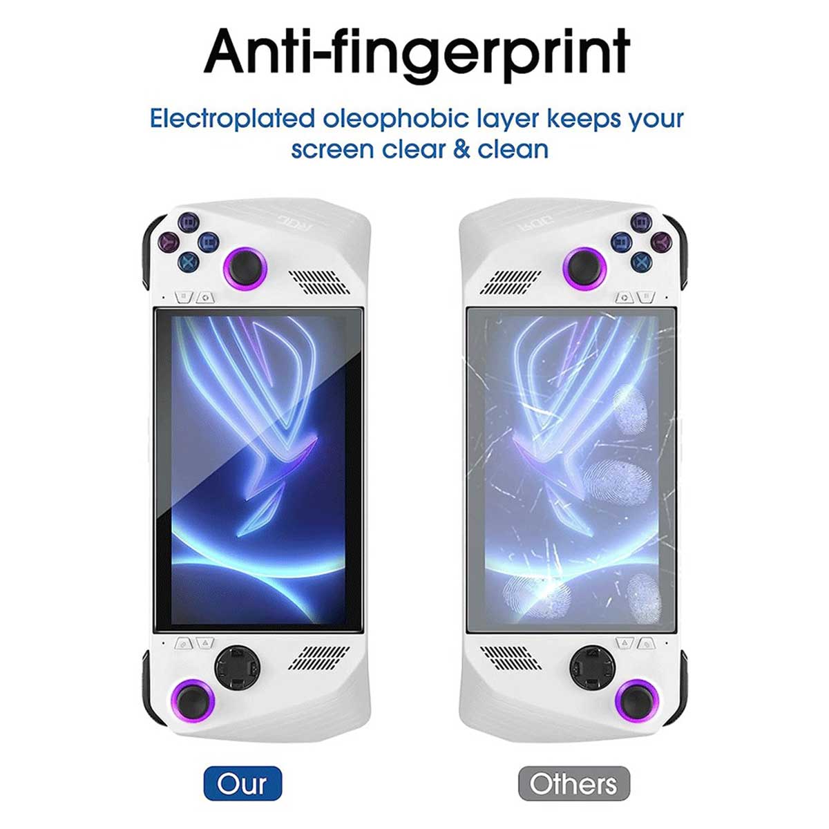 IINE HD Tempered Glass Film For ROG Ally (L851)