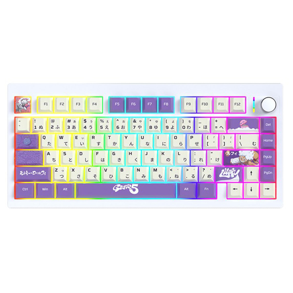 Fantech x One Piece MK921 Maxfit8 Tri-Mode Hot-Swappable Wireless Mechanical Keyboard