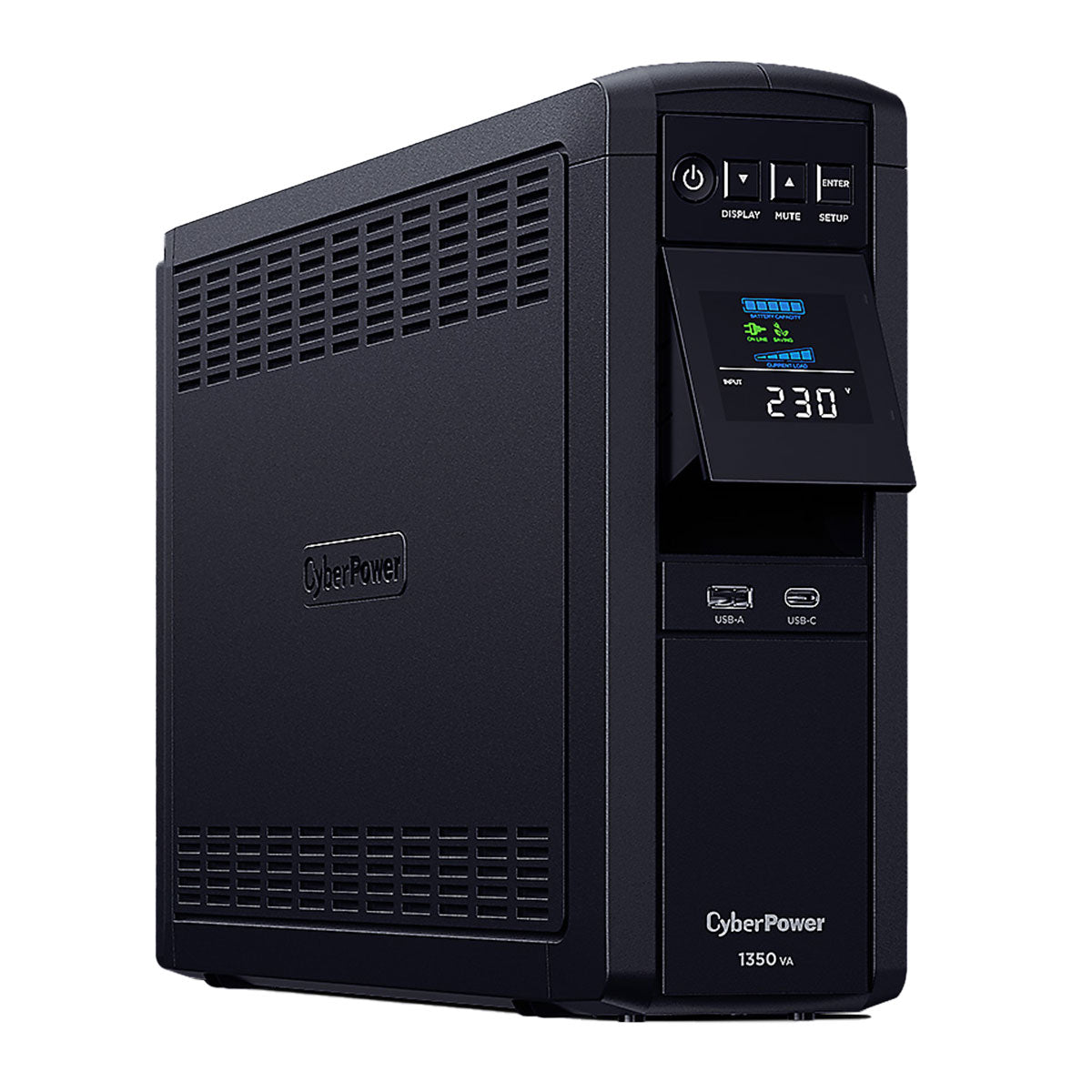 CyberPower PFC Sine Wave CP1350EPFCLCD NEMA 1350 VA 810 Watts Line-interactive UPS