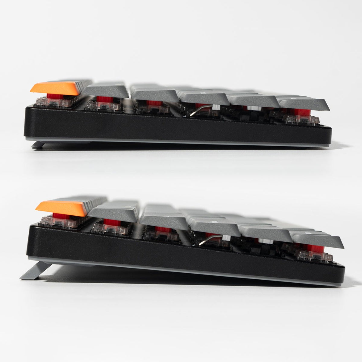 Keychron K17 Max QMK RGB Backlight Hot-Swappable Wireless Custom Mechanical Keyboard (Low Profile Gateron Mechanical Brown Switch/Red Switch) (K17M-H3, K17M-H1)