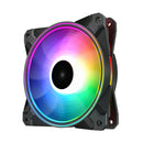 Deepcool CF120 Plus 3-in-1 Duo-Ring Addressable RGB Fan (Black) (DP-F12-AR-CF120P-3P)